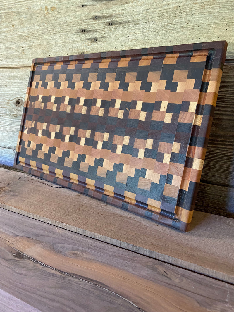 Small Cube Endgrain Board